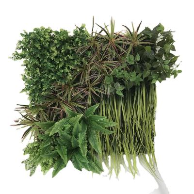 China Eco - Friendly Artificial Green Wall Backdrop Decorative Plant Wall For Indoor Decoration for sale