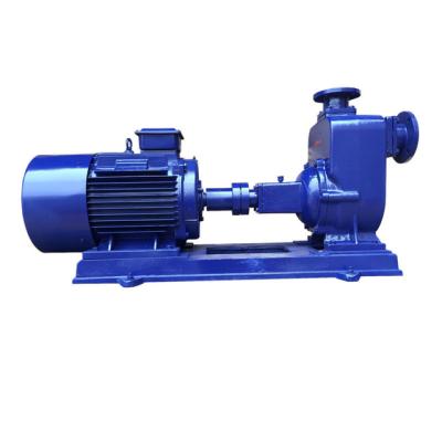 China Machining horizontal self-priming centrifugal pump Q: 100m3/h head: 65m self-priming pump as standby pump for sale