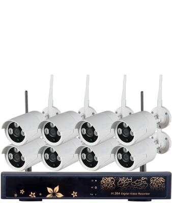 China jogo sem fio da fiscalização do sistema Onvif do CCTV do sistema de segurança 8ch da câmera de 8CH 720P Wifi H.264 NVR à venda