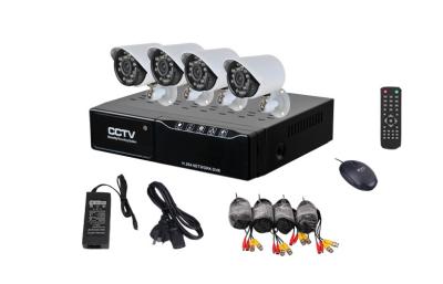 China Wifi 4 Camera Security System 720p 4 Channel DVR 320G - 2TB for sale