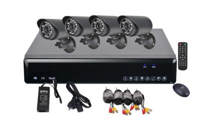 Cina Sistema di sicurezza con DVR, insieme di alta risoluzione della macchina fotografica della radio 4 della videocamera di sicurezza in vendita