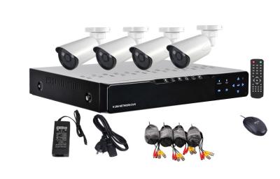 China USB 2.0 TCP / IP  HD Surveillance Camera System With 4 Cameras for sale