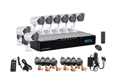 China Network DVR 8 Camera Security System H.264 Video Compression RS-485 for sale