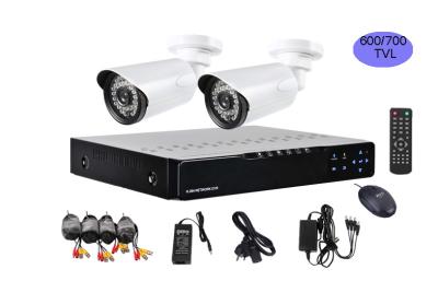 Китай системы камеры слежения CCTV 600TVL HD, напольная система безопасности 2 камер продается