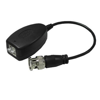 China 6MHz Card Pin BNC-M UTP Video Transceiver CCTV Balun with Pig Tail for sale