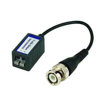 China Cat5 to BNC Video Balun Transceiver 60dB CMRR , Video Balun With Power for sale