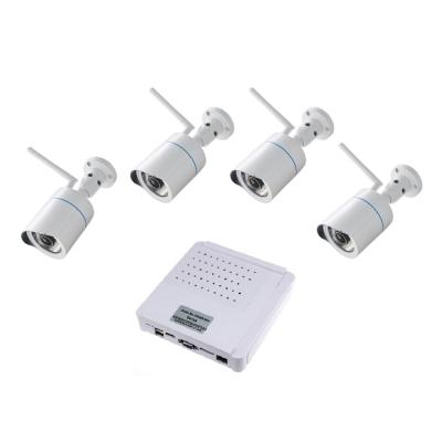 China 4CH Waterproof  Outdoor Bullet Wireless Camera 1020P HDMI CCTV NVR for sale