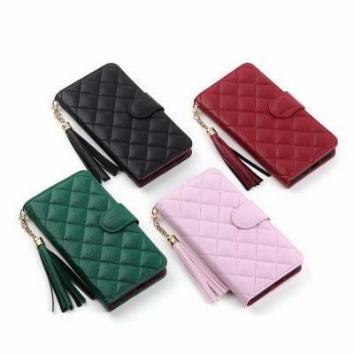 China Applicable flip wallet apple leather phone case for xs i7 8plus xr iphone12 max luxury mini 11pro phone bag with card slots for sale