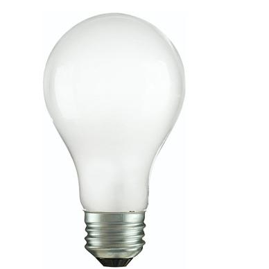 China Unique Frosted Iron A19 E27 220V 25W 60W Incandescent Lamp Vintage Light Bulbs for sale