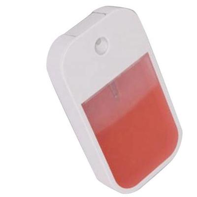 China BEAUTY PACKAGING Recycled 40ml 50ml Refillable Pocket Hand Sanitizer Spray Perfume Square Bottle for sale