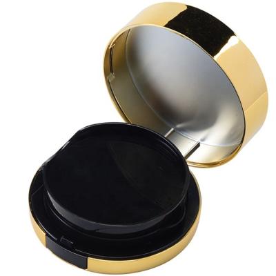 China Recyclable wholesale cosmetic mirror bb cushion makeup loose powder compact packing box with puff for sale