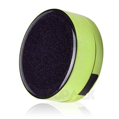 China Green 15mlx2 Recyclable Empty Double Layers Bb Cushion Mirror Compact Cosmetic Packaging for sale