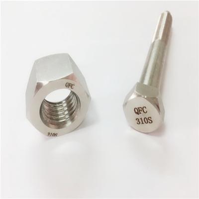 China Corrosion Resistant Hexagon Alloy Bolts With Round Shank HastelloyC-276 C-22 C-2000 Fasteners for sale