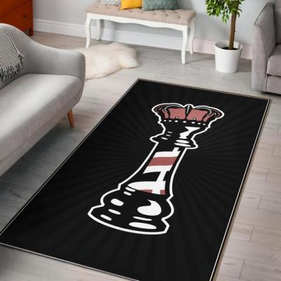 中国 Black White Carpet Chess Board Rug Chess Carpet Piano Rug Carpet 販売のため