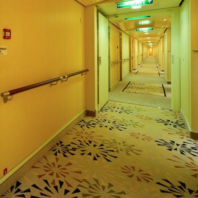 중국 Machine tufted custom design nylon printed hotel wall to wall 5 star hotel carpet corridor carpet 판매용