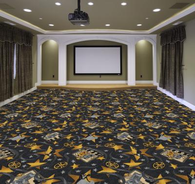 China Cinema Carpet Floor Carpet Cinema Stain Resistant Airport Casino Carpet à venda