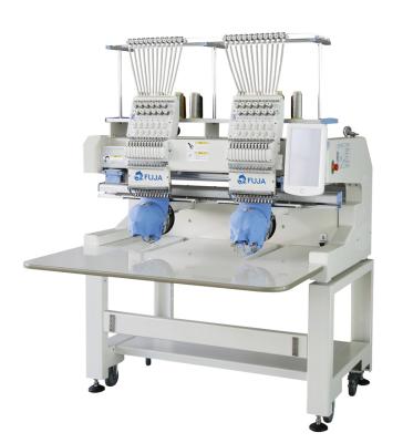 China High Speed ​​Cap/T-shirt/Heads Embroidery Flat Industrial Multi Function Double Embroidery Machine For Flat Embroidery for sale