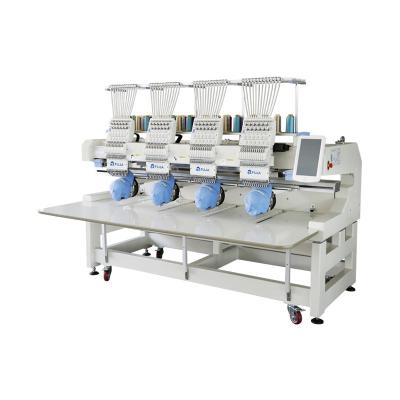 China Hat/T-shirt/garments/logos/3D finishing FUJA embroidery the latest cheap computer 1204HC four-head embroidery machine for sale