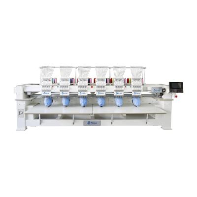 China Garment Shops FUJA Industrial Computer Embroidery Machine With 6 Heads And 12 Needles for sale