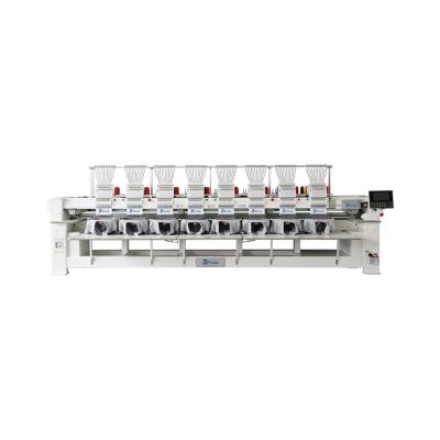 China Garment Shops FUJA Multifunctional 8 Heads Embroider Machine Cap / High Quality T-shirt / Garment Embroidery Machine for sale