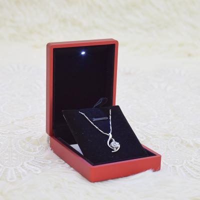 China Hot New Design Top Grade Jewelry Package SUNRAIN Sales LED Jewelry Box Wooden Box For Jewelry Wooden Box for sale