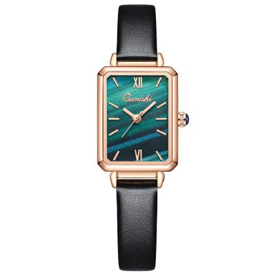 China Women's Watch Small Green Waterproof Quartz Small Square Dish Wholesale for sale