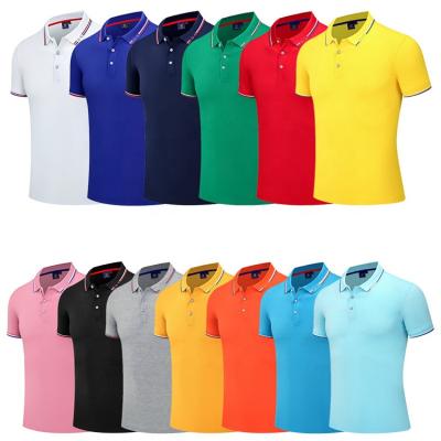 China Anti-Wrinkle Custom Design Dry Fit 100% Silk Cotton Man Golf Polo T-shirt Mens Short Sleeve Embroidery Shirt Logo Your Own Brand Polo Shirts for sale