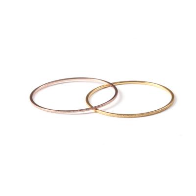 China CLASSIC Good Price New Product 18k Gold Plated Simple Stainless Steel Women's Super Thin Ring For Women for sale