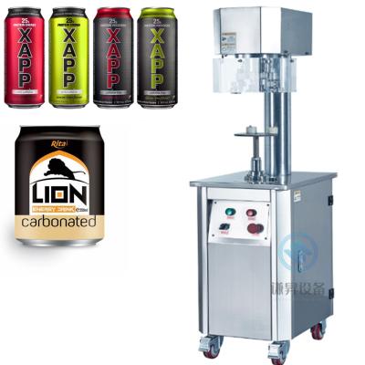 China Carbonated energy drink nitro coffee can with nitrogen widget filling and sealing machine for sale