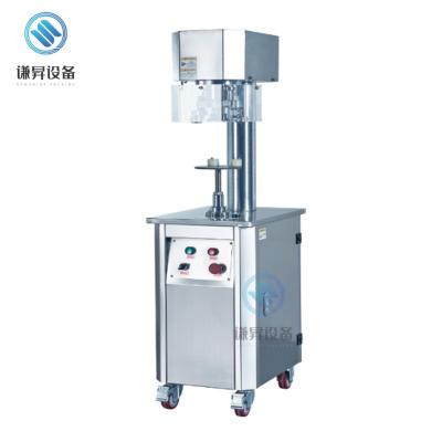 China Semi-Automatic can sealer / pet bottle sealing machine / beer tin can sealing machine for sale