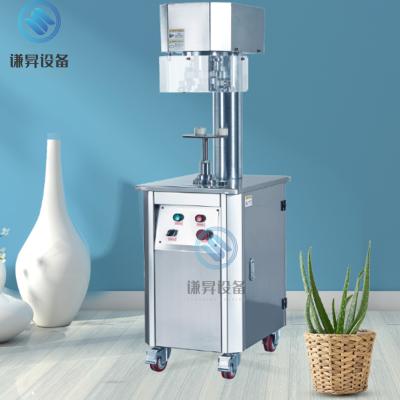 China SUNSHINE semi-automatic manual tin can vacuum nitrogen sealing machine for canned mushroom for sale