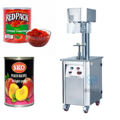 China SUNSHINE peeled tomato/tomato canning machine semi-auto small tin can canning machine for sale