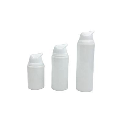 China 15ml 30ml 50ml pp cosmetic material cosmetic packaging pumb plastic airless bottles for skin care personal care cosmetic cream lotion for sale