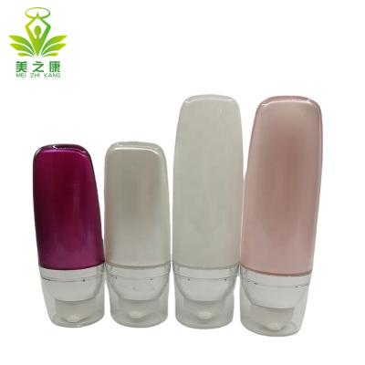 China Factory Accepted Custom Size Acrylic Skin Care Bottle Suncream Acrylic Cosmetic Packaging Bottle Customized Skin Care Bottles for sale