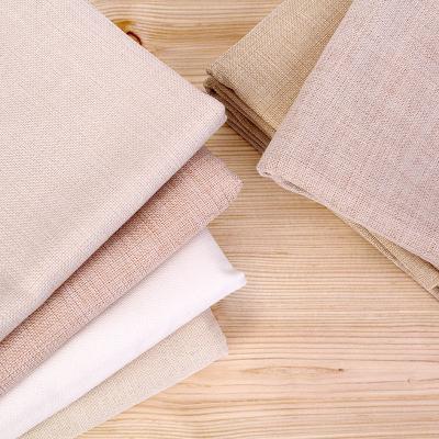 China Wholesale organic sofa special linen fabric fine linen fabric polyester cotton yarn hemp roving organic canvas for sale