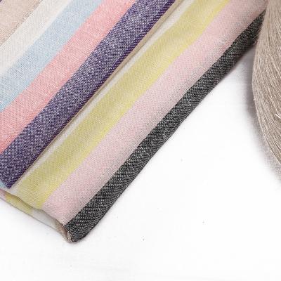 China Rayon Waterproof Linen Yarn Dyed for sale