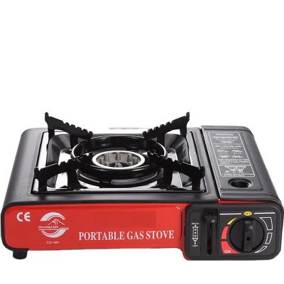 China 2022 Hotel Automatic Portable Butane Stove Garden Ignition Outdoor Camping Gas Stove with Carrying Case for sale