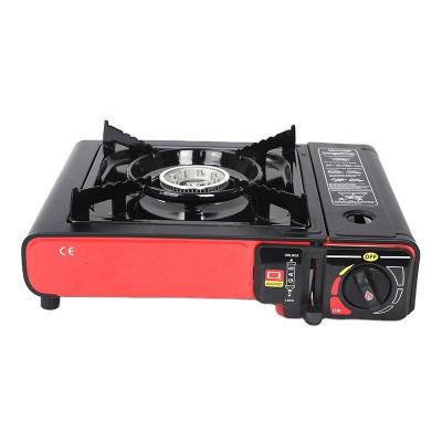 China New Hotel Fuel Dual Propane and Single Burner Portable Outdoor Camping Butane Gas Stove with Carry Case for sale