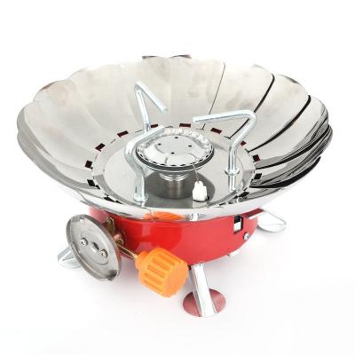 China Hotel Mini Garden Automatic Ignition Stove Portable Butane Outdoor Camping Gas Stove with Carry Cover for Cooking for sale