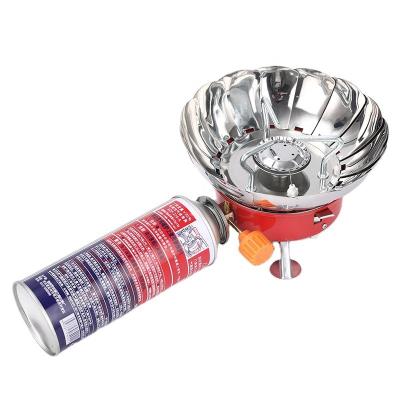 China Hotel Picnic Portable Stainless Steel Gas Stove Oven Metal Camping Gas Stove Folding Outdoor Picnic Cooker for sale