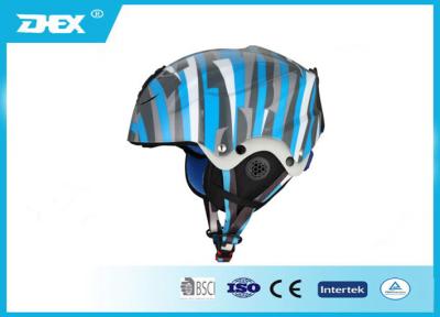 China High density EPS snow sport helmet , red blue white snowboard helmet for kids for sale