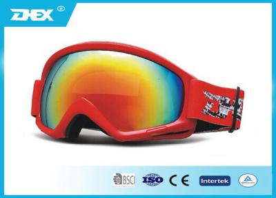 China REVO Red Coating Lens Winter Sports Goggles For Kids , Clearance Ski Goggles for sale