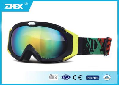 China Awesome Blue Green Snow Ski Goggles Photochromic Protective Skiing Eyewear Glasses for sale