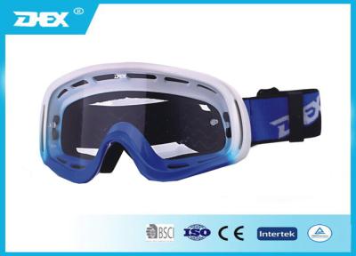 China TPU Flexible Frame PC Lens Anti Fog And Anti Scratch motorcycle riding goggles for sale