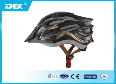 China Black EPS + PC cool adult bike helmets for mountain road bicycle riding for sale