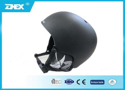 China Black Snow Ski Helmet For Winter Entertainment , mens and womens snowboard helmets  for sale