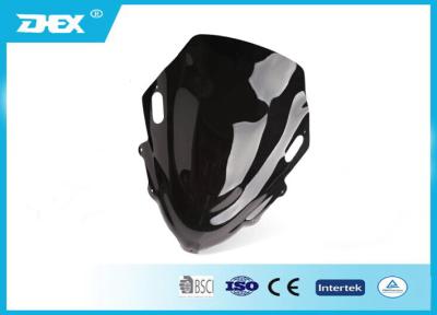 China Customized white black visor motorcycle helmet for adult , chindrens for sale