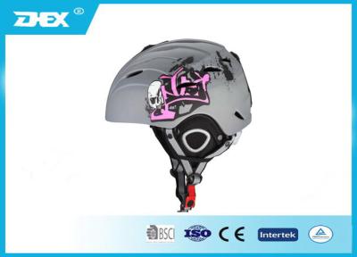 China High strength plastic buckle white rock ski helmet covers for kids comfortable for sale