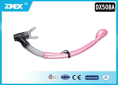 China Wonderful Durability Pink scuba diving snorkel for junior swimmer for sale