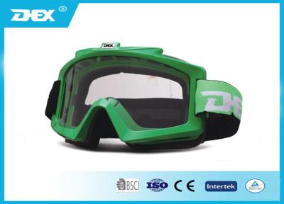 China Anti Wind Green Color Motorcycle Safety Motocross Glasses For Men And Women for sale